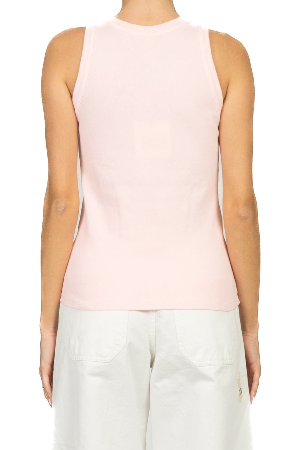 Tensione In - Canotta costine scollo v Art. 21002