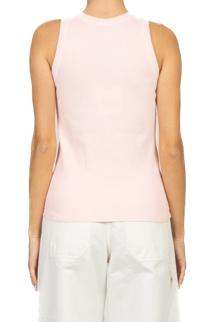 Tensione In - Canotta costine scollo v Art. 21002