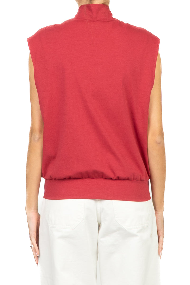Tensione In - Gilet punto milano bottoni gioiello Art. 39061