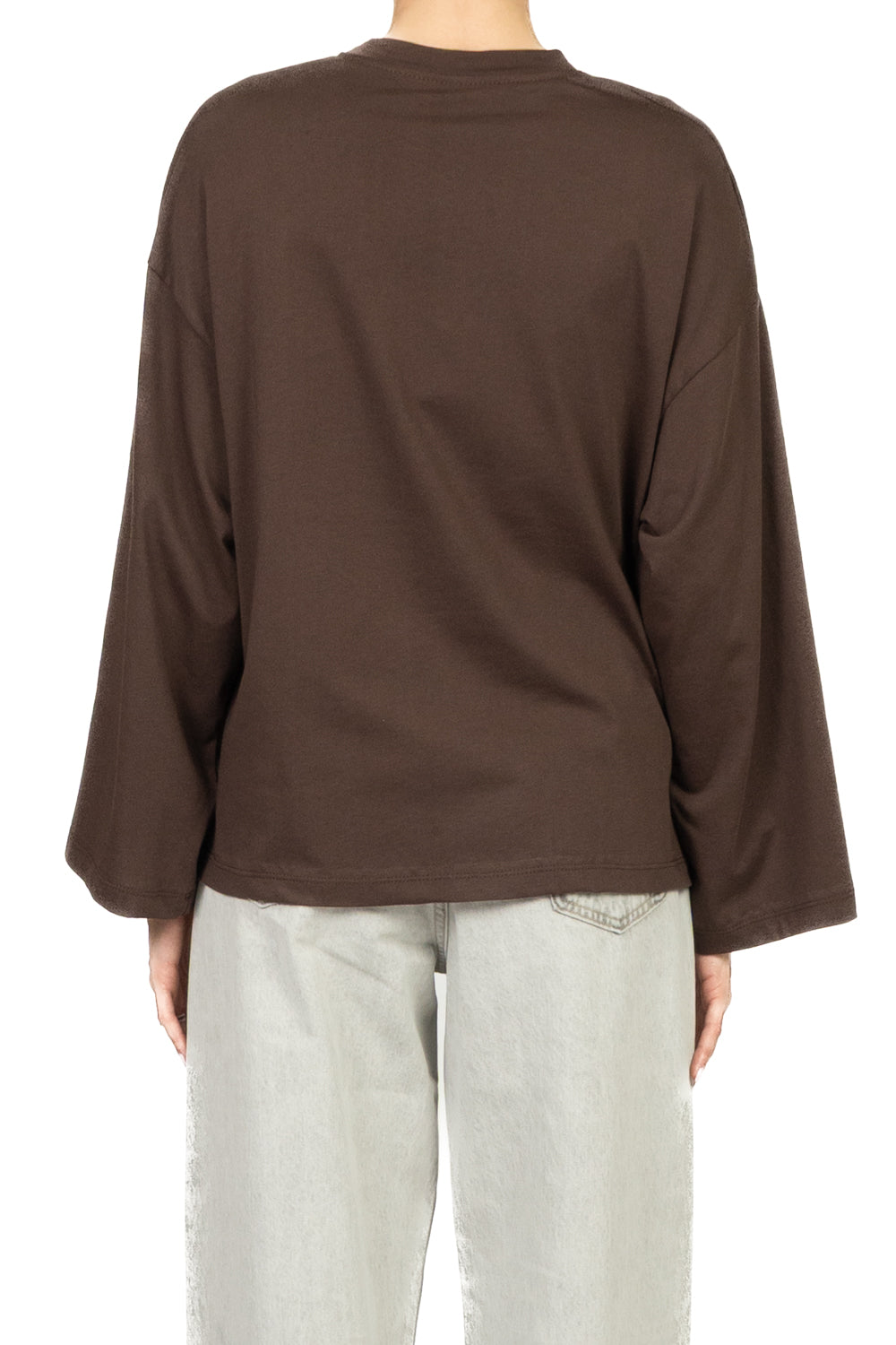 Tensione In - T-shirt manica lunga taschino paillettes Art. PE260149