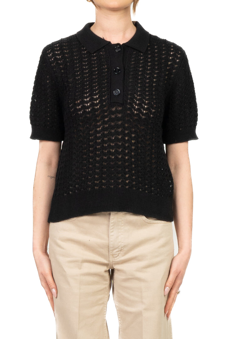Vicolo - Maglia polo crochet Art. 7AB7083