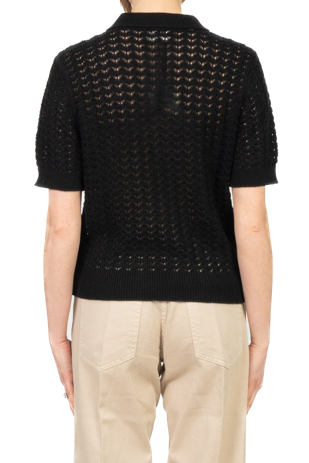 Vicolo - Maglia polo crochet Art. 7AB7083