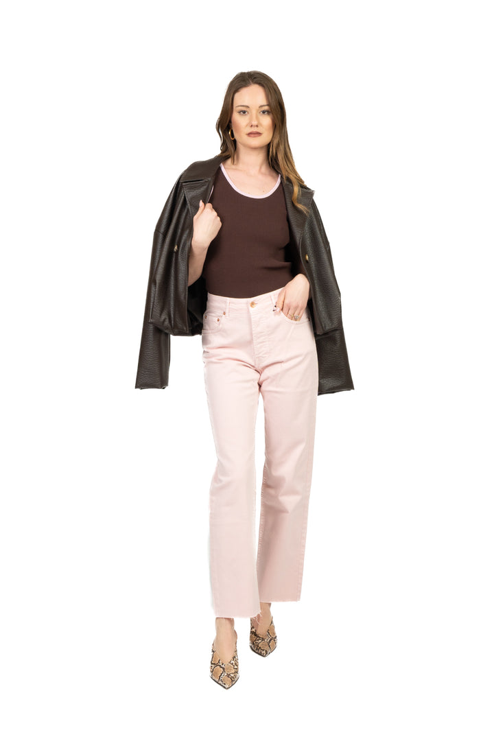 Tensione in - Canotta con profili a contrasto Art. 26P457