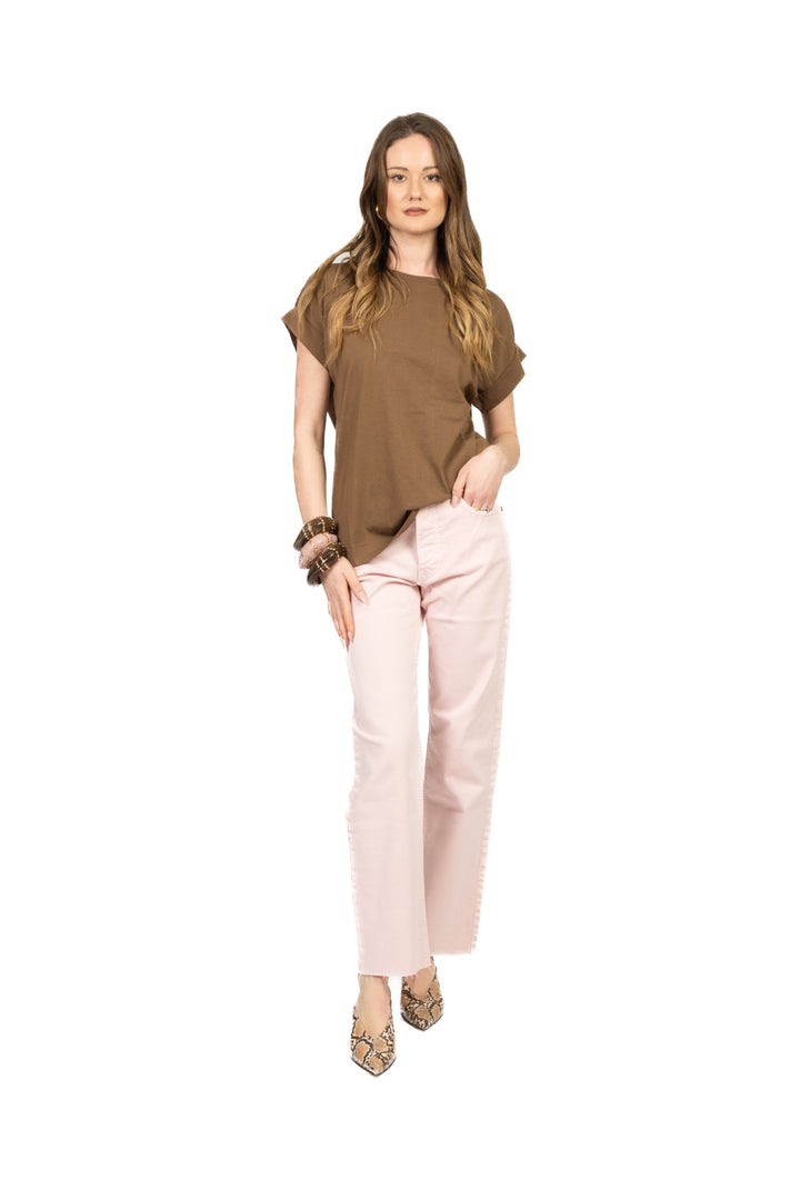 Vicolo - T-shirt scatoletta giro manica Art. UAB0296