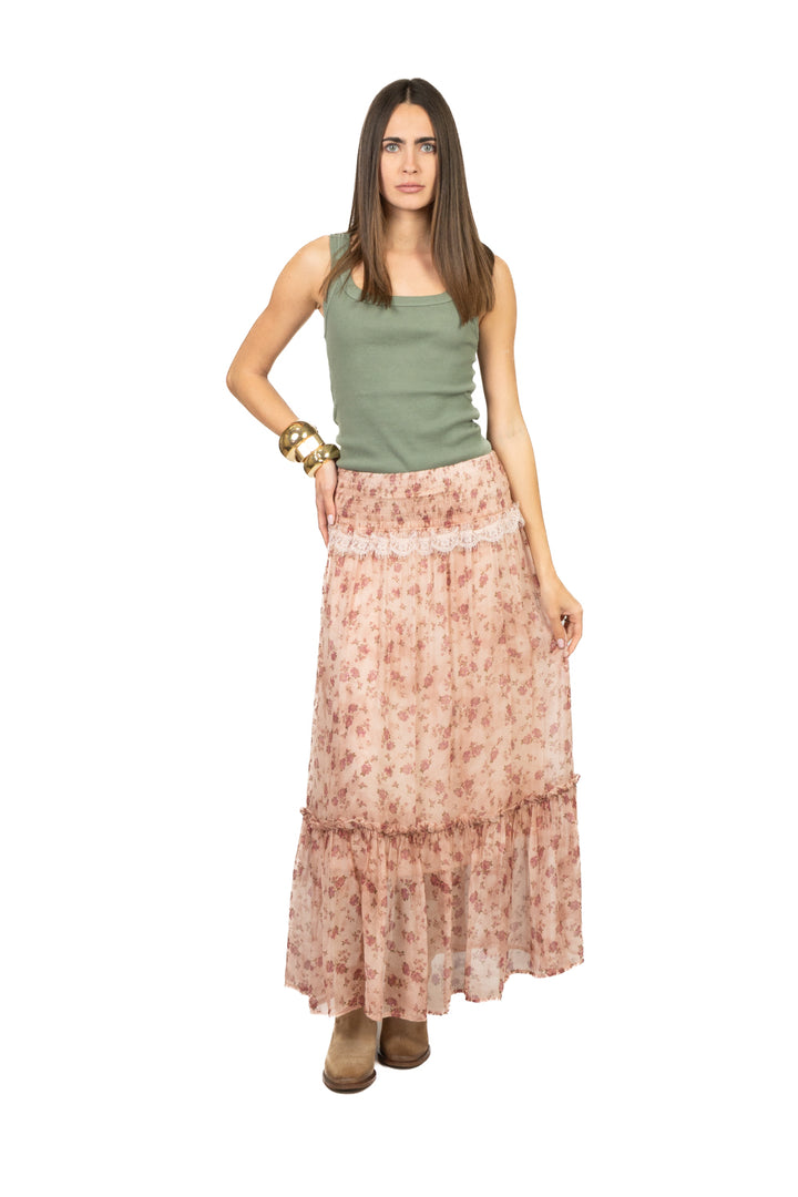 Tensione in - Canotta a costine scollo quadrato Art. 21001