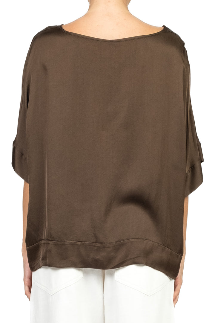 Tensione In - Blusa over in satin Art. F5293B05QPE25