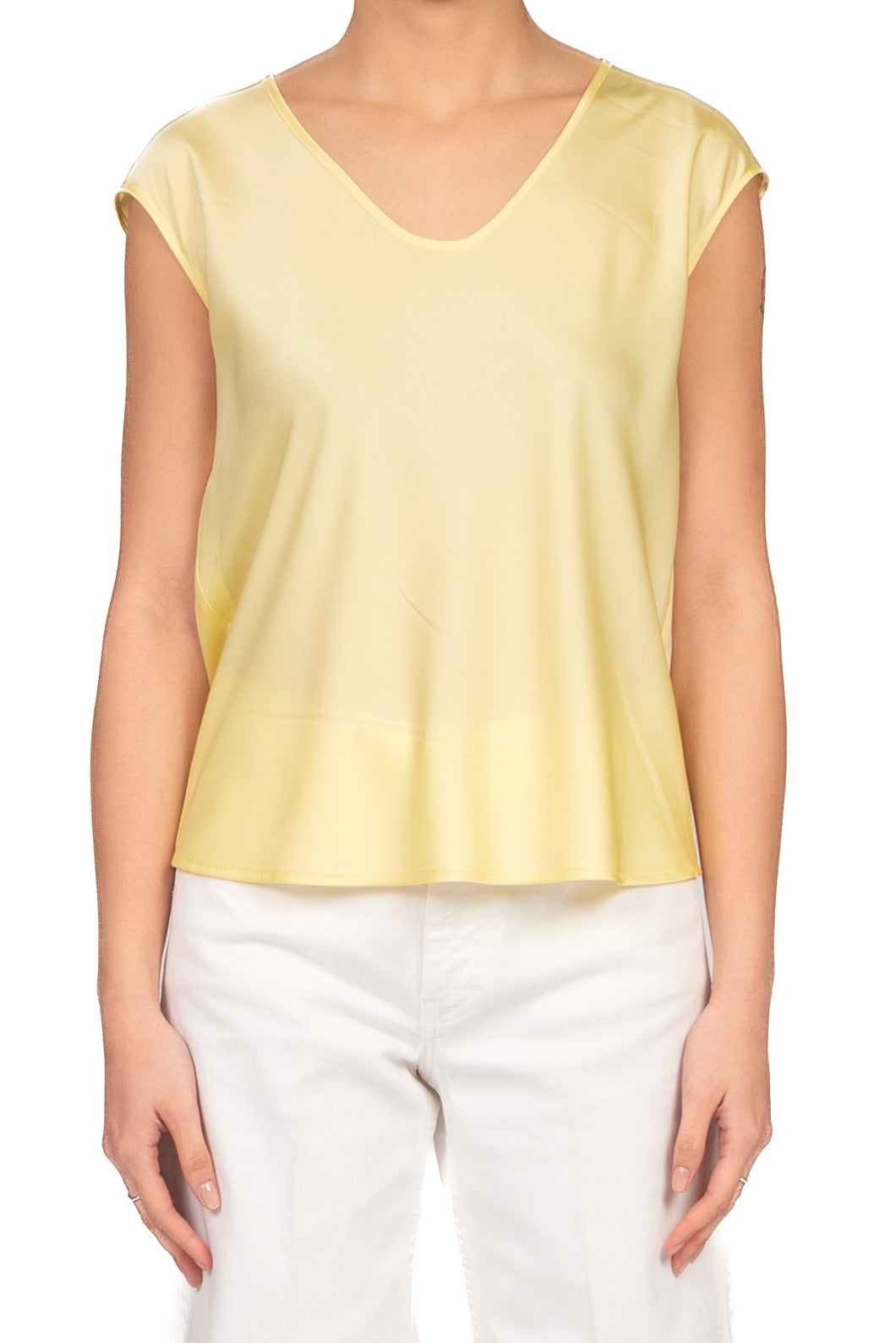Imperial - Blusa in satin scollo v Art. REH0LDG