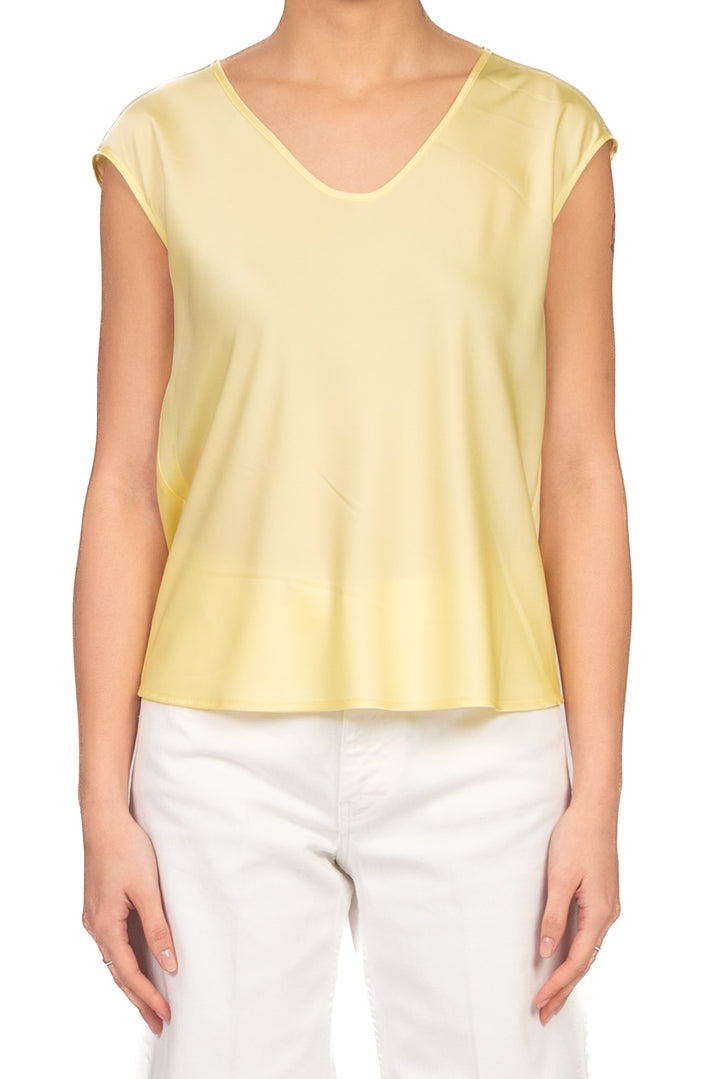 Imperial - Blusa in satin scollo v Art. REH0LDG