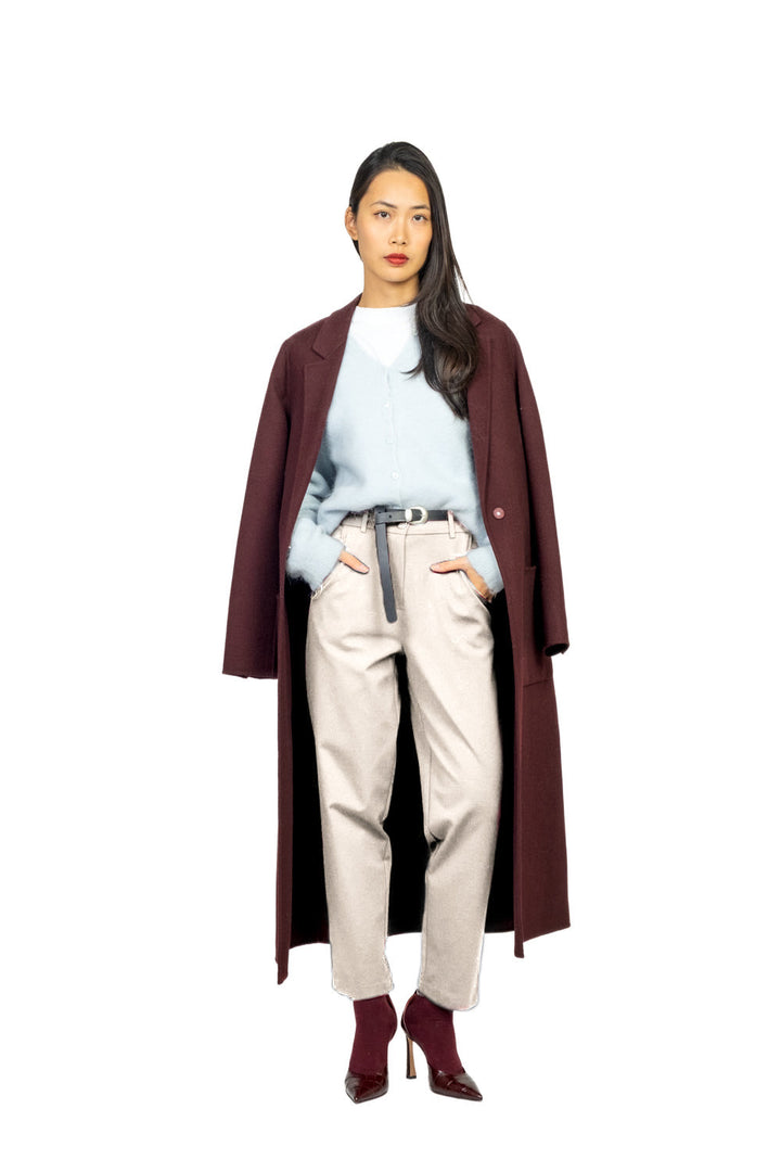 Tensione In - Pantalone carrot in punto milano Art. 26P1202