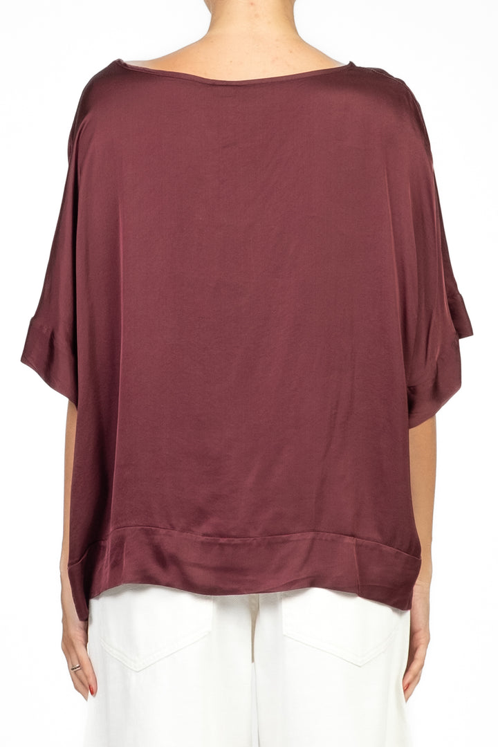 Tensione In - Blusa over in satin Art. F5293B05QPE25