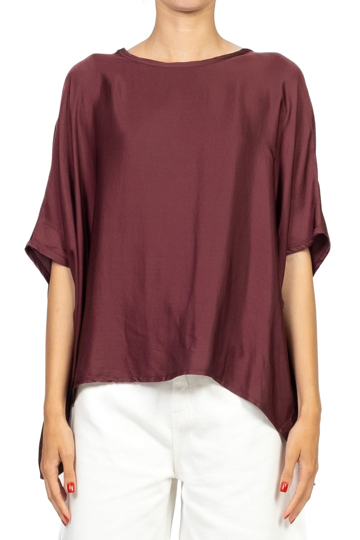 Tensione In - Blusa satin mezza manica Art. FB736B05QPE25