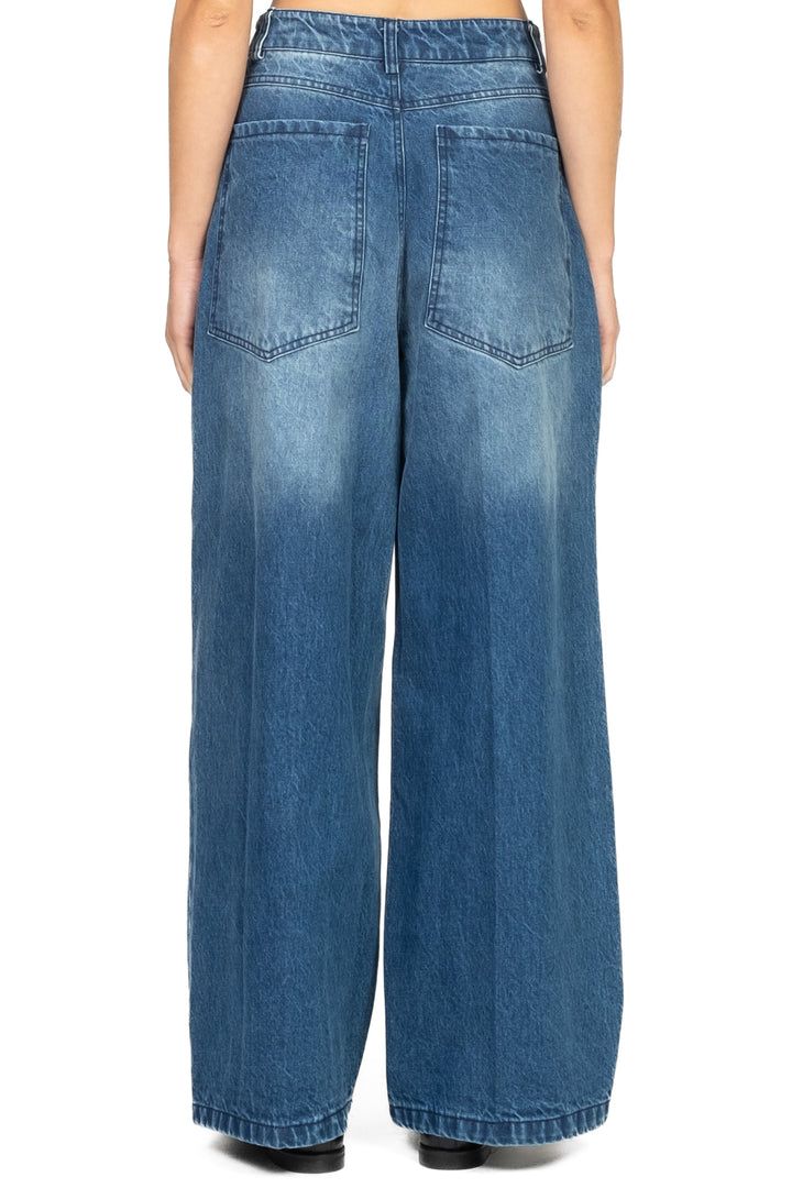 Tensione In - Jeans palazzo con tasconi Art. W25P628
