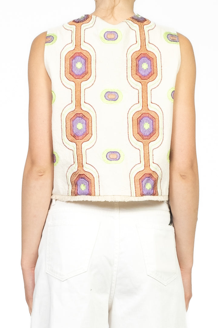 Dixie - Gilet fantasia aperto con laccio Art. LAGDTDE