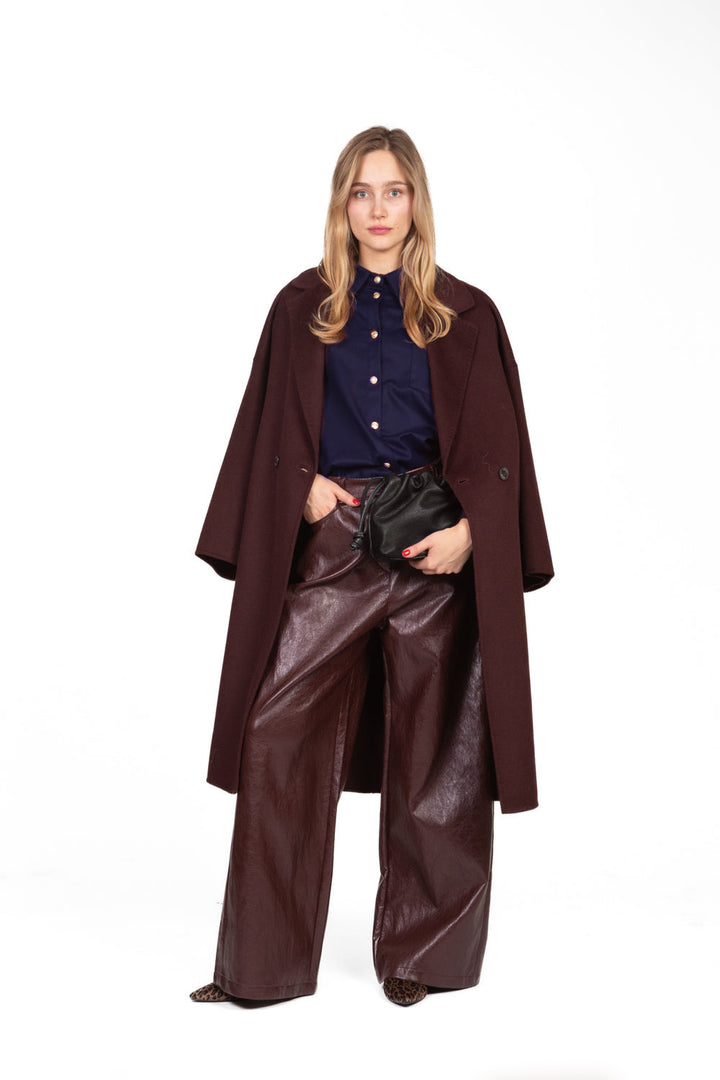 Tensione In - Camicia over con bottoni oro Art. 26C1361