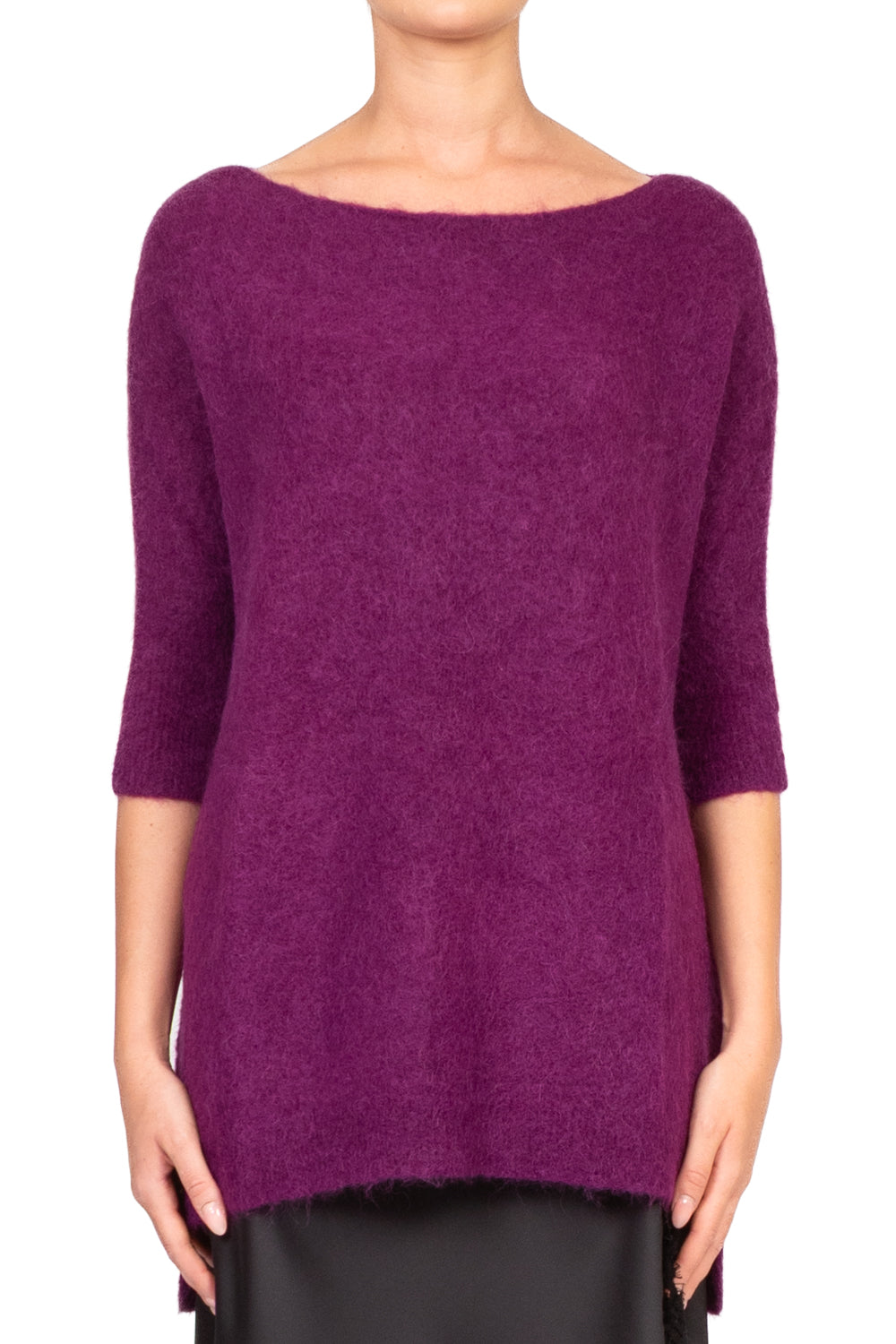 Kontatto - Maglia lunga in mohair mezza manica Art. 3M0872C