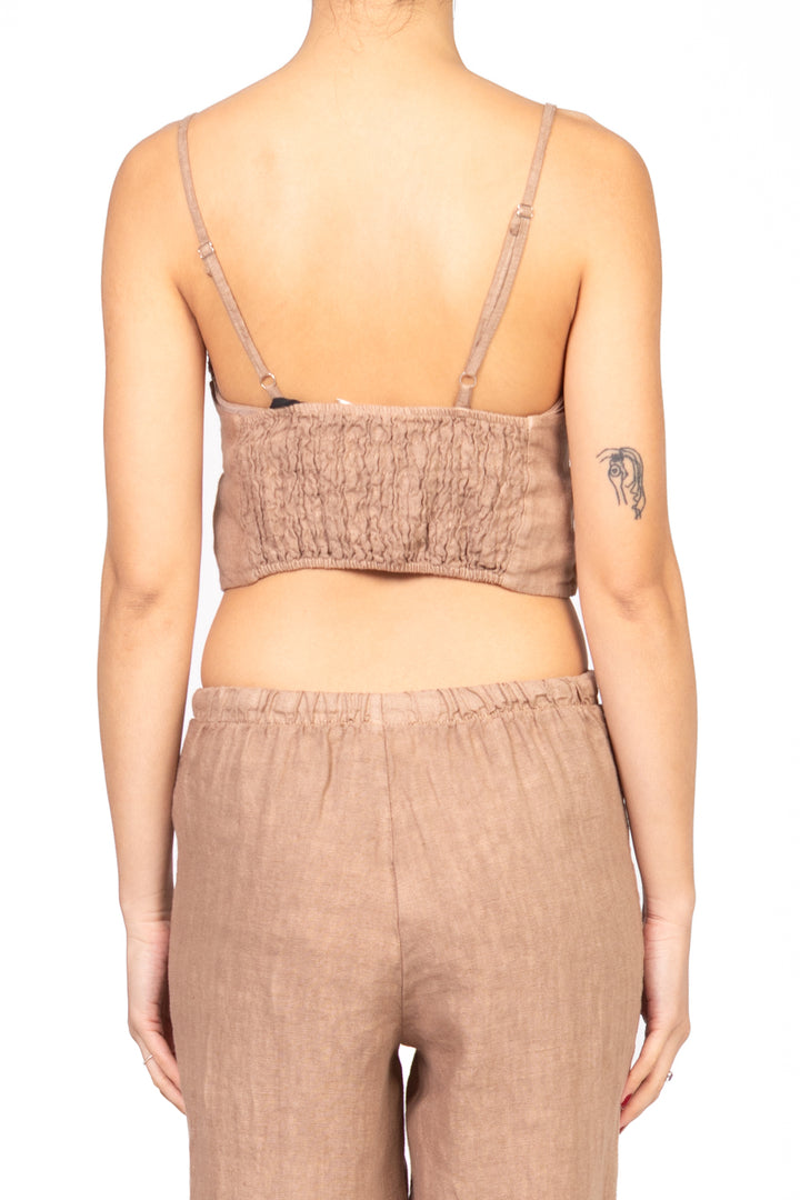 Vicolo - Top bralette in lino Art. TD2286