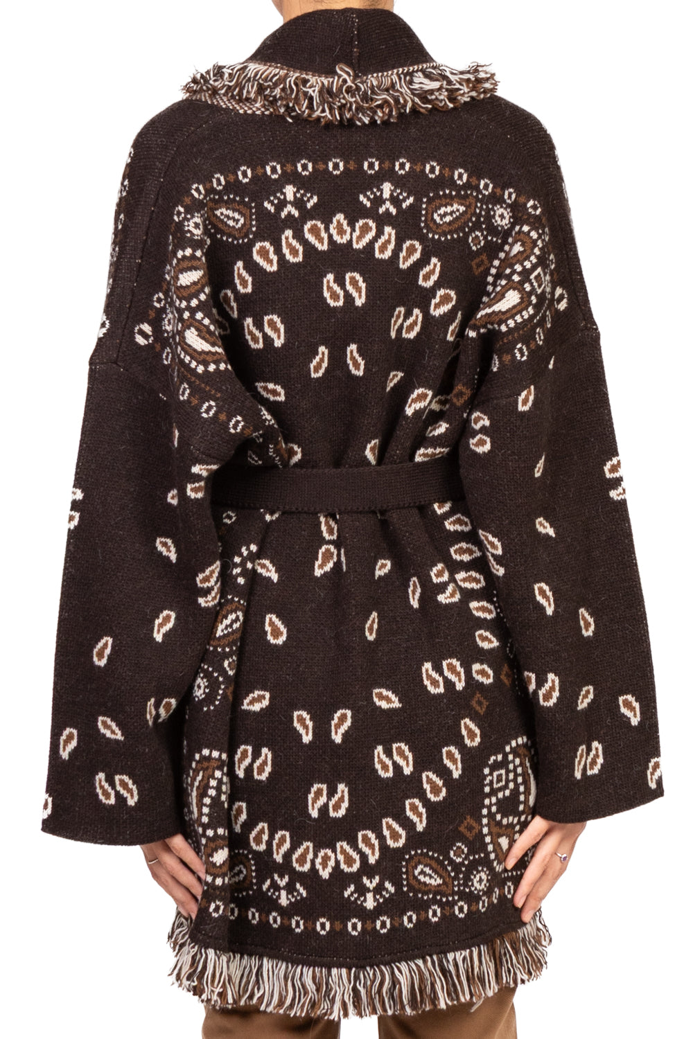 Tensione In - Caban fantasia bandana con cintura Art. W5HMG38A400