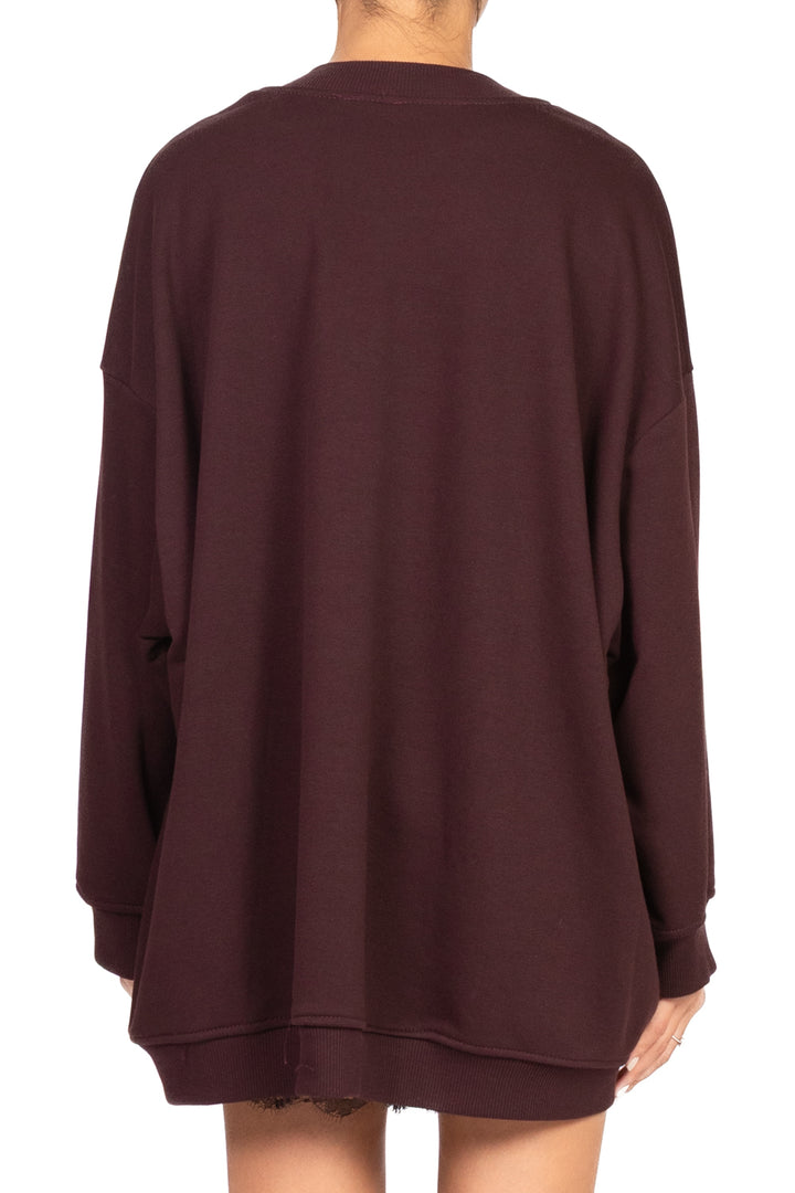 Vicolo - Felpa over girocollo Art. TF0582