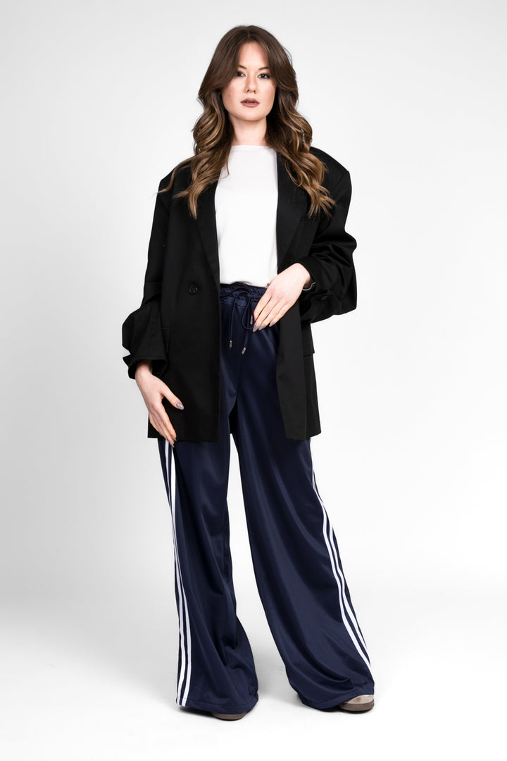 Vicolo - Pantalone acetato banda laterale con coulisse Art. TD1028