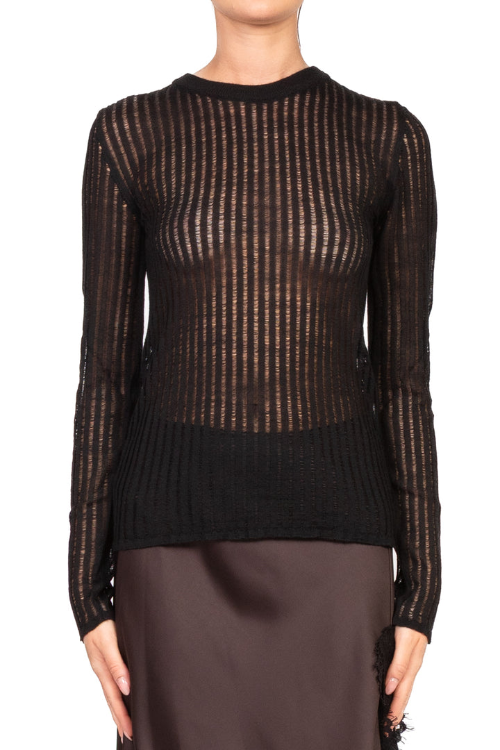 Dixie - Maglia girocollo effetto rete Art. M504Y017A