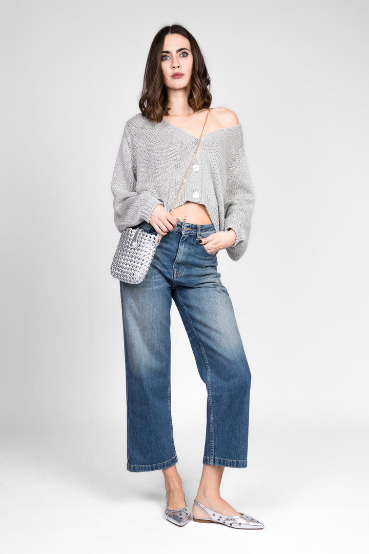 Have One - Cardigan scollo v filo lurex Art. JIT-N018