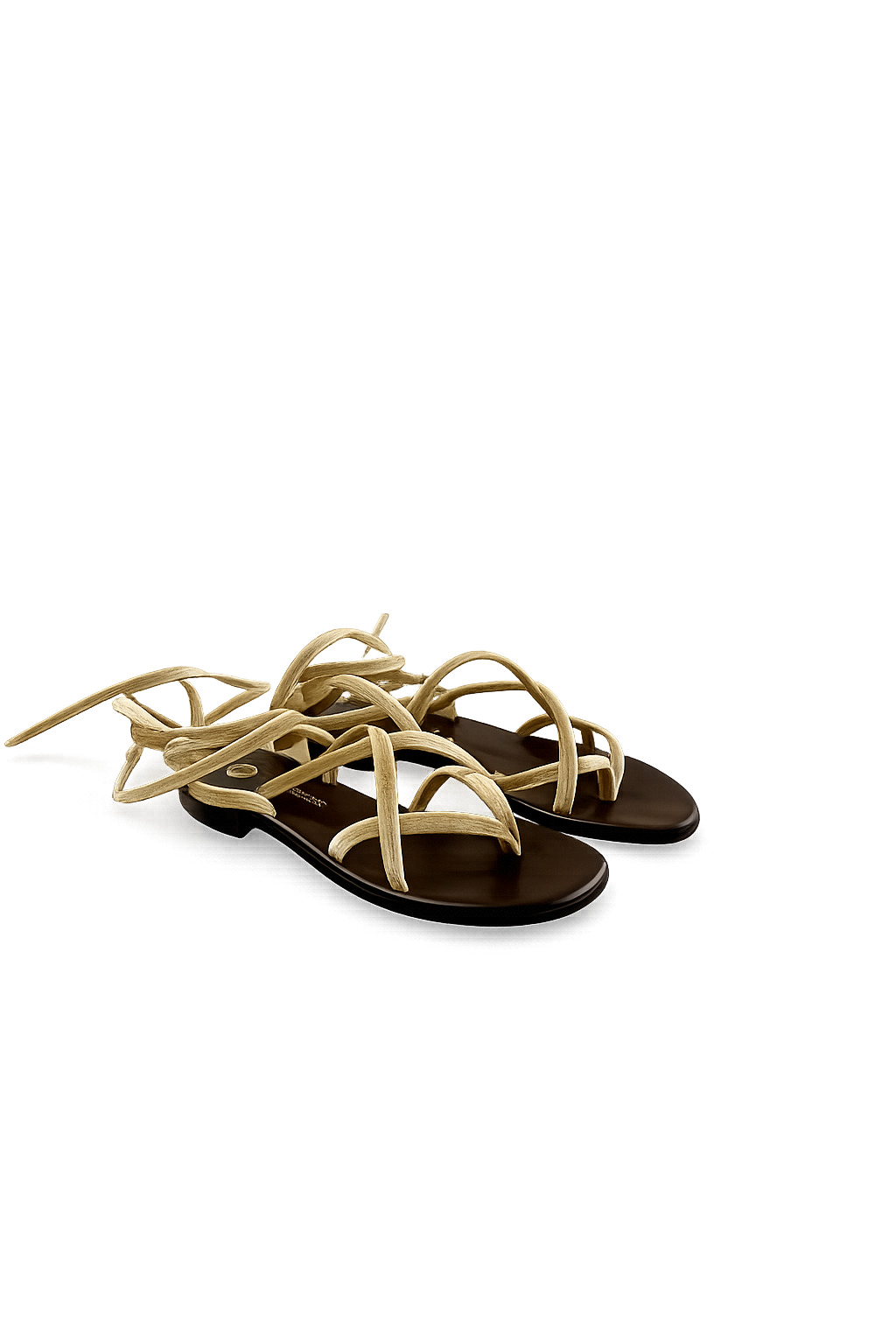 Divine Follie - Sandalo infradito con laccio velluto Art. Z101