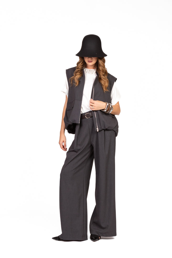 Dixie - Pantalone palazzo con pinces Art. P648Y097