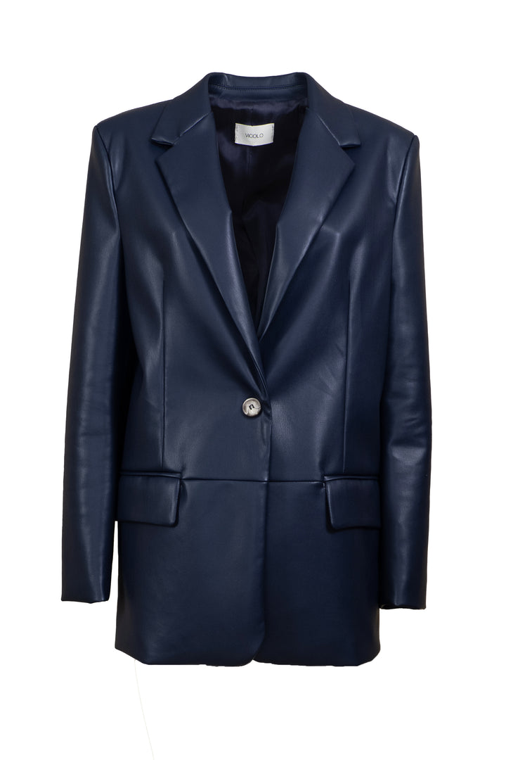 Vicolo - Giacca over un petto ecopelle Art. TD0250