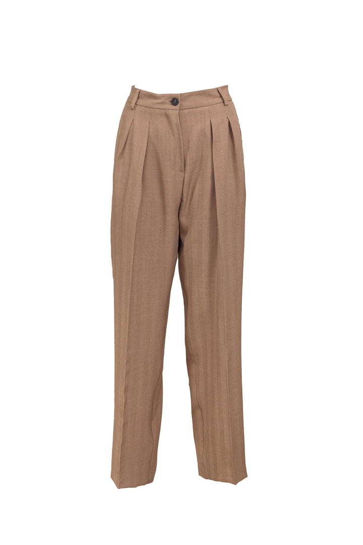 Vicolo - Pantalone gamba dritta gessato lurex Art. TD0111