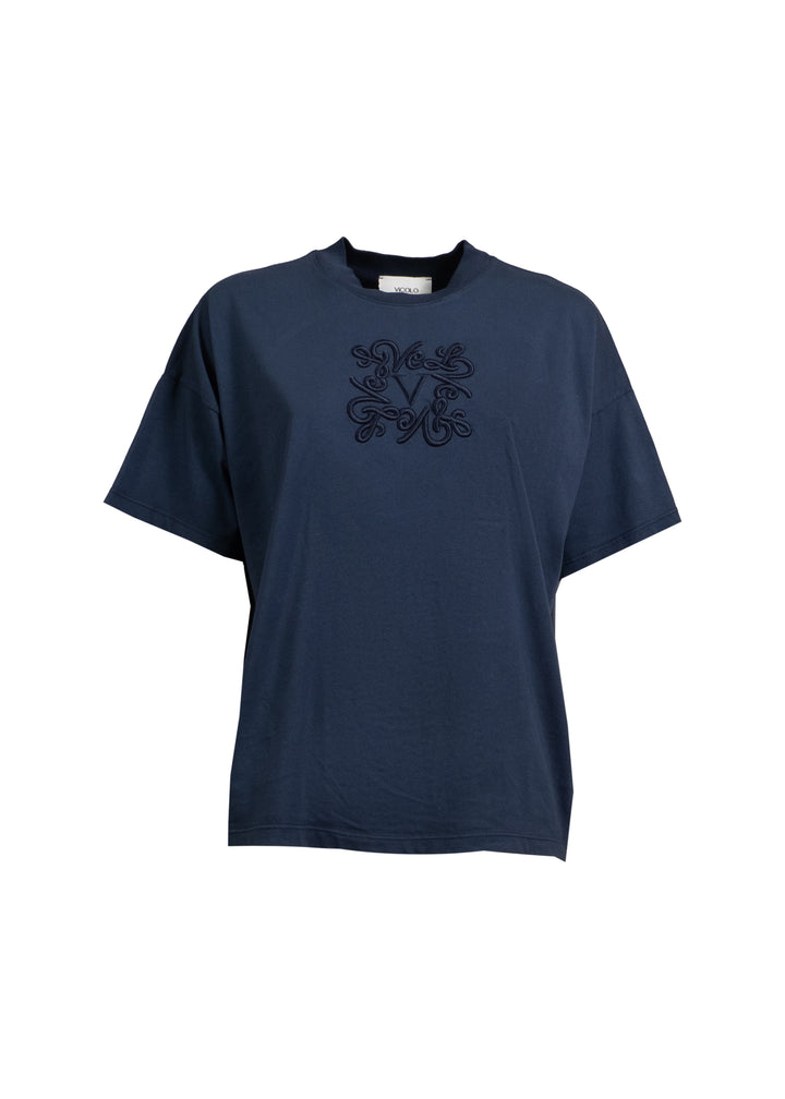 Vicolo - T-shirt con ricamo logo Art. RD0119