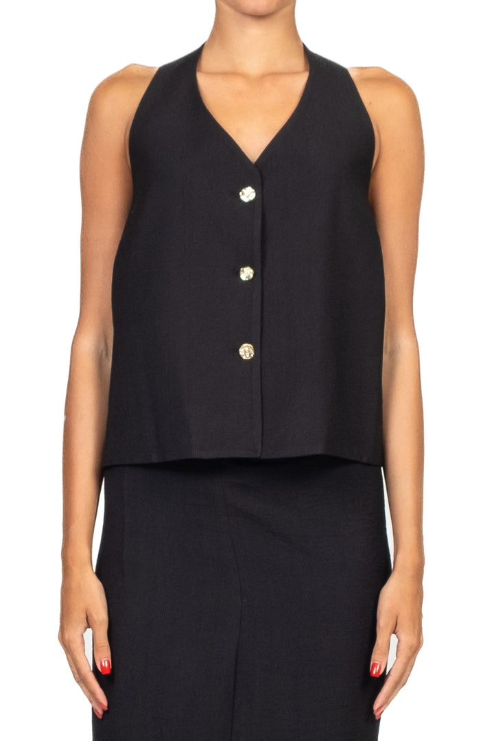 Vicolo - Completo gilet con gonna drappeggiata Art. TD3135