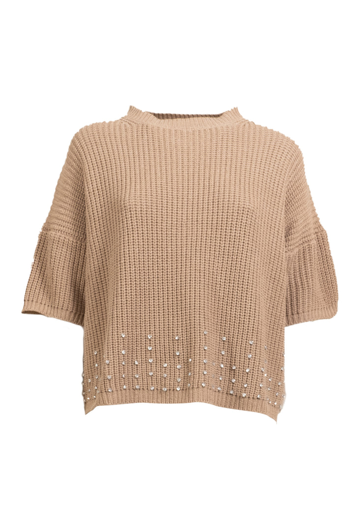 Vicolo - Maglia mezza manica con strass Art. 55017D