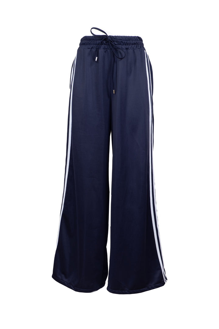 Vicolo - Pantalone acetato banda laterale con coulisse Art. TD1028