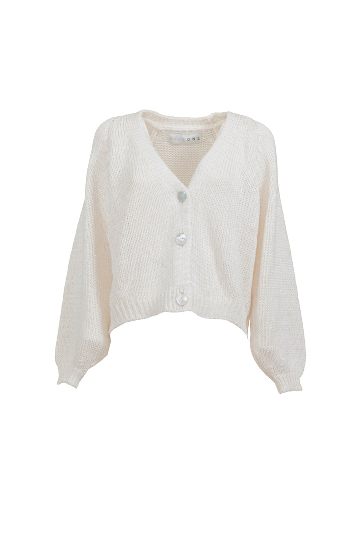 Have One - Cardigan scollo v filo lurex Art. JIT-N018