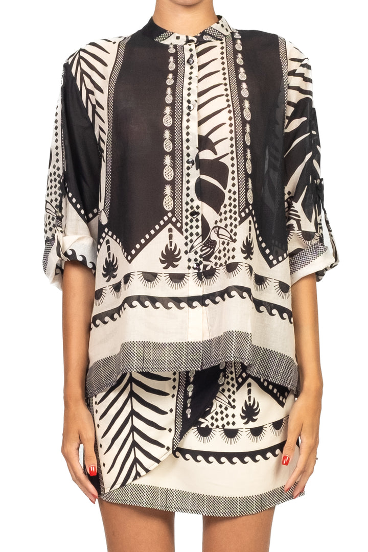 Have One - Camicia fantasia collo coreano Art. CMA-N439