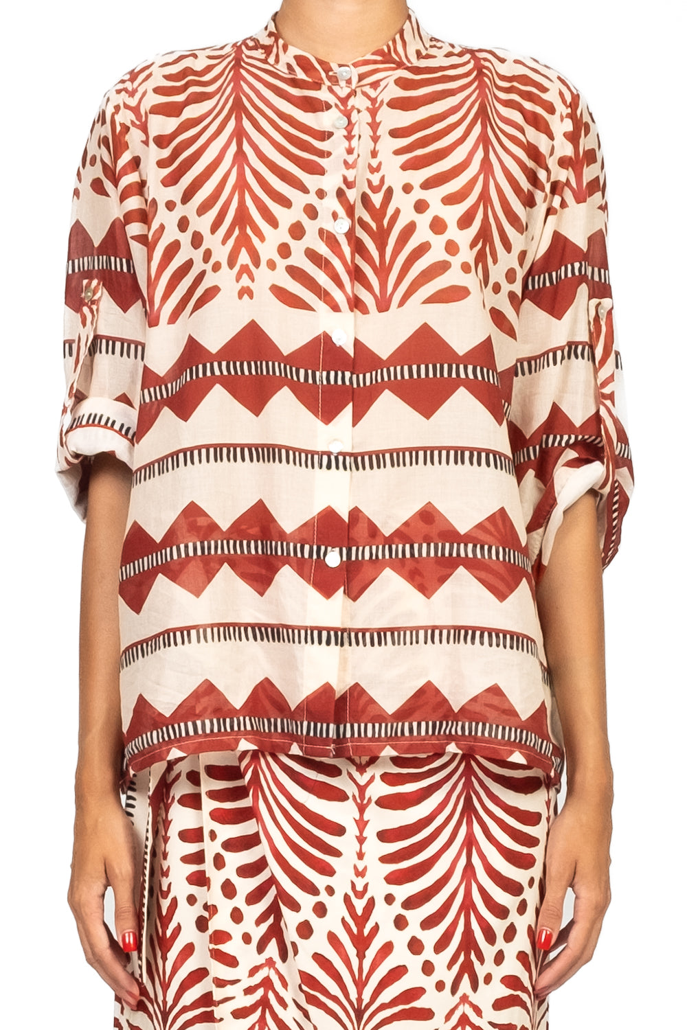 Have One - Camicia fantasia collo coreano Art. CMA-N442