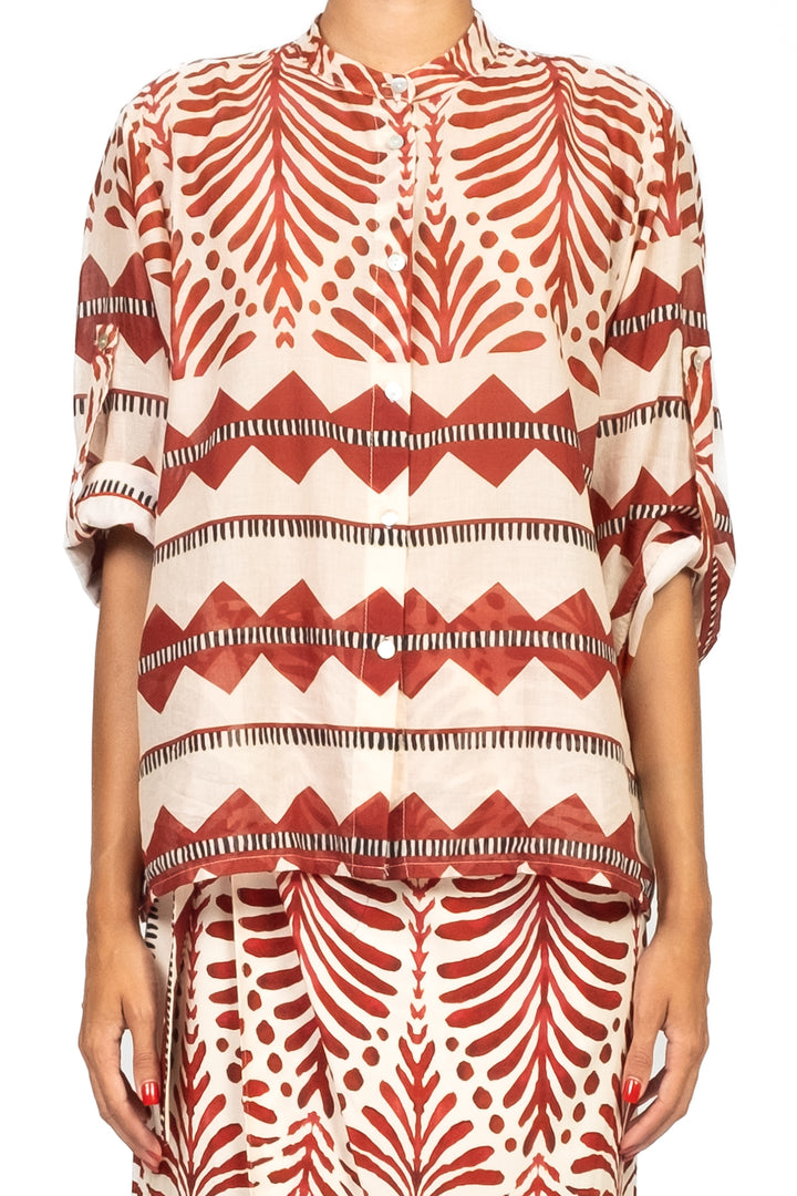 Have One - Camicia fantasia collo coreano Art. CMA-N442