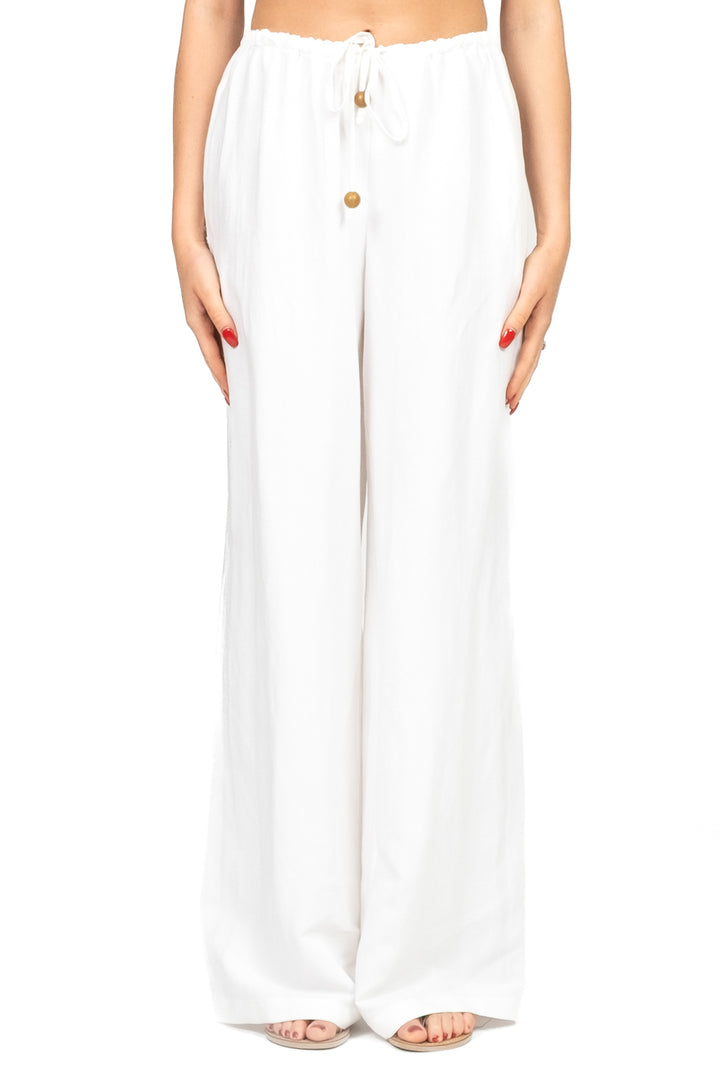 Tensione In - Completo top a fascia e pantalone palazzo con coulisse Art. UW1471