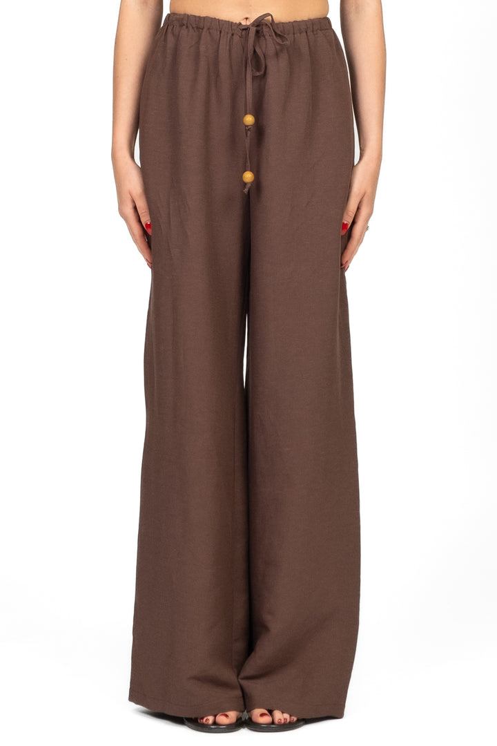 Tensione In - Completo top a fascia e pantalone palazzo con coulisse Art. UW1471