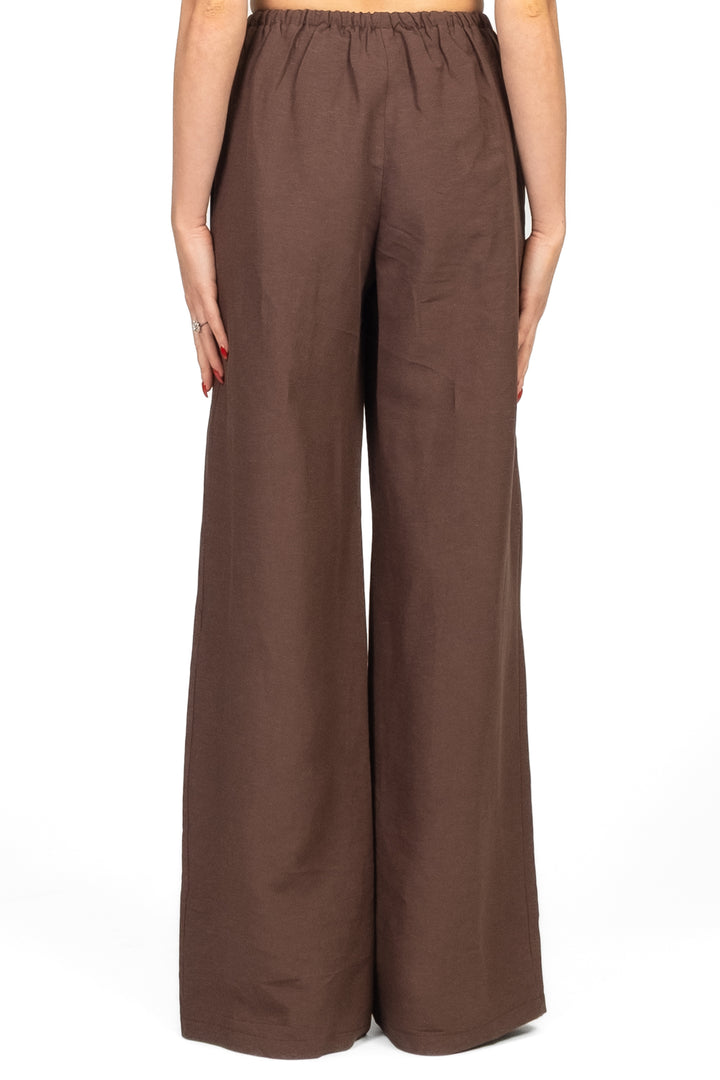 Tensione In - Completo top a fascia e pantalone palazzo con coulisse Art. UW1471