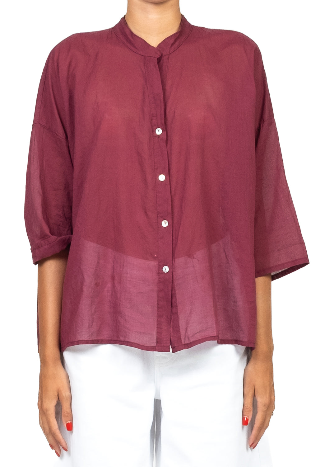 Have One - Camicia mussola collo coreano Art. CFL-N100