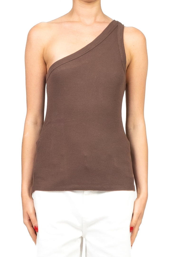 Tensione In - Top monospalla a costine Art. 30090-630