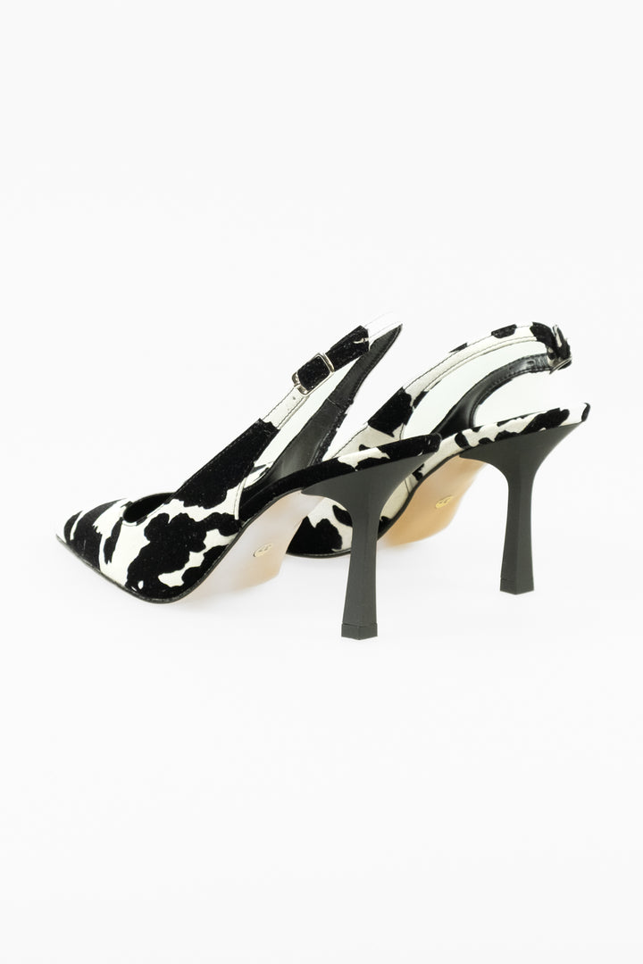 Ovyé - Décolleté sling back animalier Art. AT984