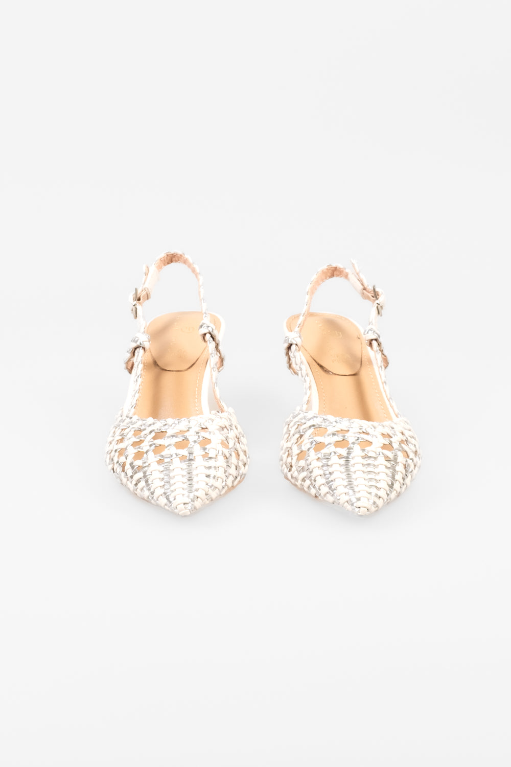 Divine Follie - Décolleté sling back intrecciata Art. 9110