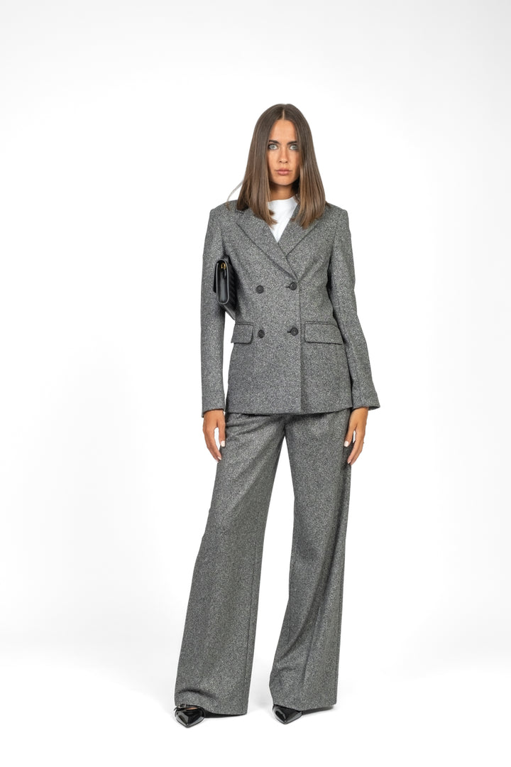 MM MaxMara - Pantalone palazzo con pinces CALI Art. 2526786128