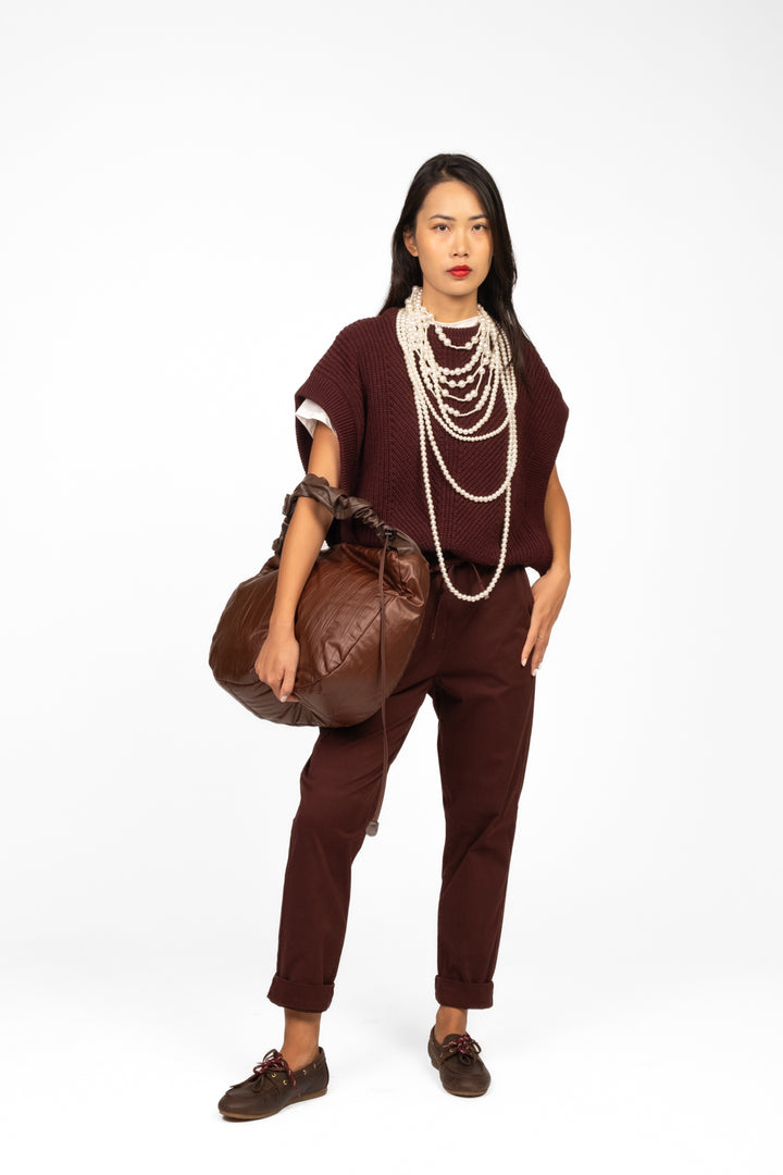 MM MaxMara - Pantalone boy con coulisse PARCO Art. 2526136028