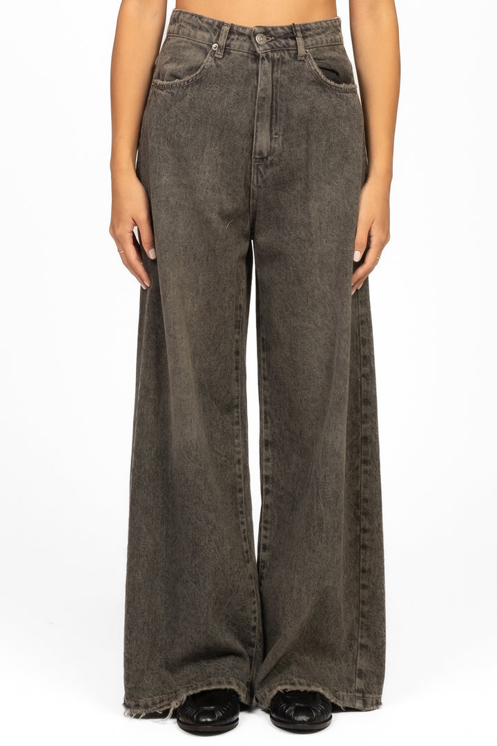 Tensione In - Jeans palazzo con tasconi Art. GIUSI-NOIR