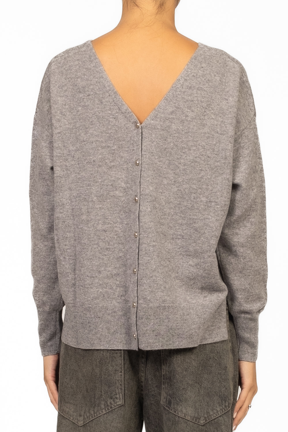 Dixie - Maglia scollo v con bottoncini Art. M833Y118X