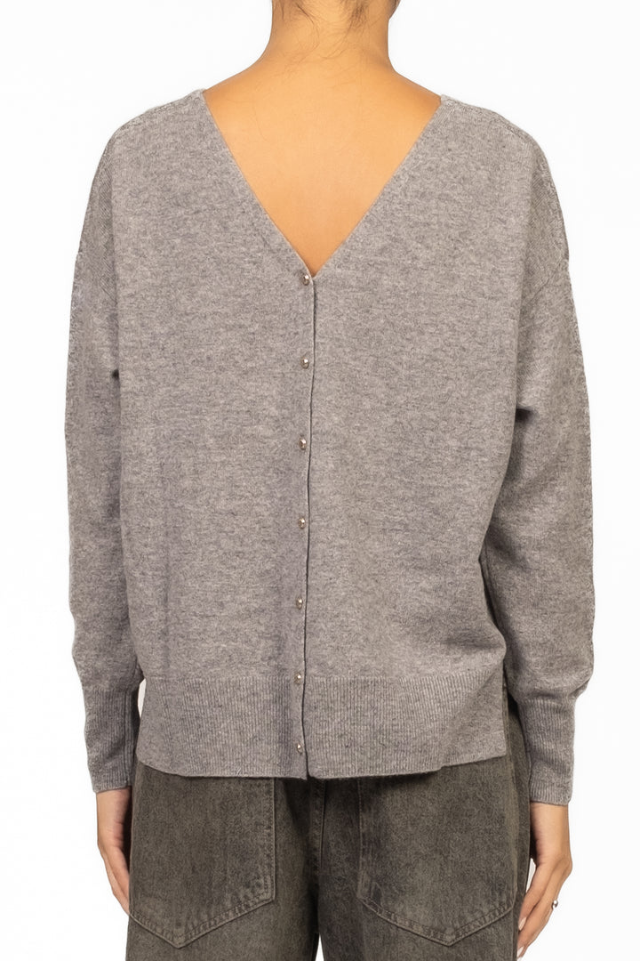 Dixie - Maglia scollo v con bottoncini Art. M833Y118X