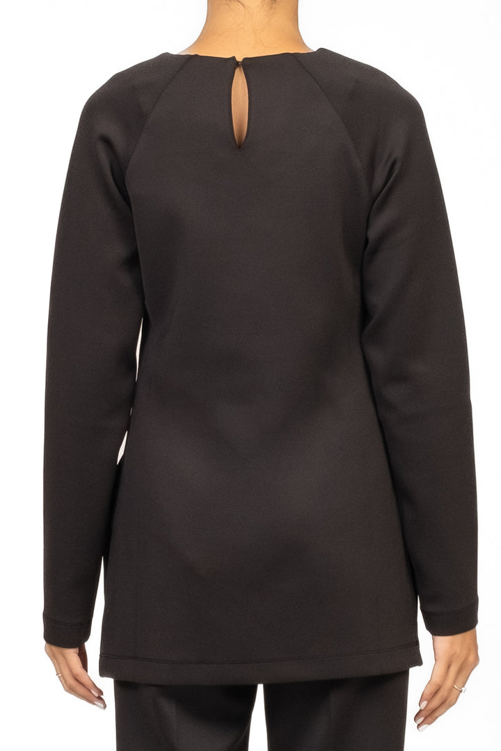 MM MaxMara - Blusa neoprene con spacchi UNDICI Art. 2526946088600